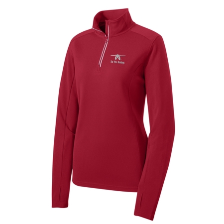 FTC Women's Approach Quarter Zip - Red